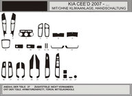 Kia Ceed 2007-2012 Nakładki na Deskę Rozdzielczą zdjęcia 1