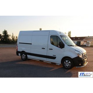 Rury Boczne BB002 (2 szt., Stal Nierdzewna) Opel Movano 2010-2021 zdjęcia 2