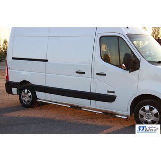 Rury Boczne BB002 (2 szt., Stal Nierdzewna) Opel Movano 2010-2021 zdjęcia 4