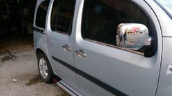 Renault Kangoo 2008–2020 Zewnetrzne Ozdobne Listwy Okien Stal Nierdzewna (4 szt) 4 szt, Carmos - Stal Turecka zdjęcia 1