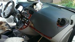 Renault Kangoo 2008–2020 Nakładki na Deskę Rozdzielczą Tytan zdjęcia 3