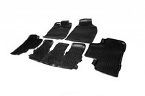 Toyota Highlander 2013-2019 Dywaniki gumowe 3D do wnętrza (5 szt, Novline) zdjęcia 1