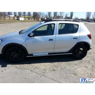 Rury Boczne BB001 (2 szt., stal nierdzewna) Renault Sandero 2013-2022 zdjęcia 2