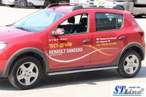 Renault Sandero 2013-2022 Rury Boczne BB001 (2 szt., stal nierdzewna) zdjęcia 6