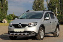 Dacia Sandero 2013-2020 Przedni Pałąk ST015 (Stal Nierdzewna) zdjęcia 1