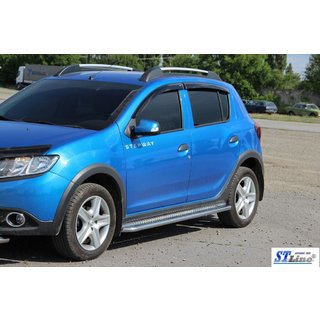 Progi Boczne KB001 Stal Nierdzewna Renault Sandero 2013-2022 zdjęcia 2