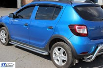 Renault Sandero 2013-2022 Progi Boczne KB001 Stal Nierdzewna zdjęcia 3