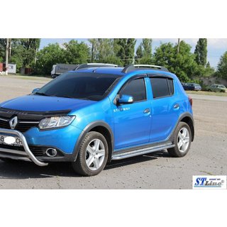Progi Boczne KB001 Stal Nierdzewna Renault Sandero 2013-2022 zdjęcia 4