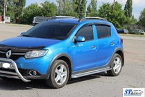 Renault Sandero 2013-2022 Progi Boczne KB001 Stal Nierdzewna zdjęcia 4
