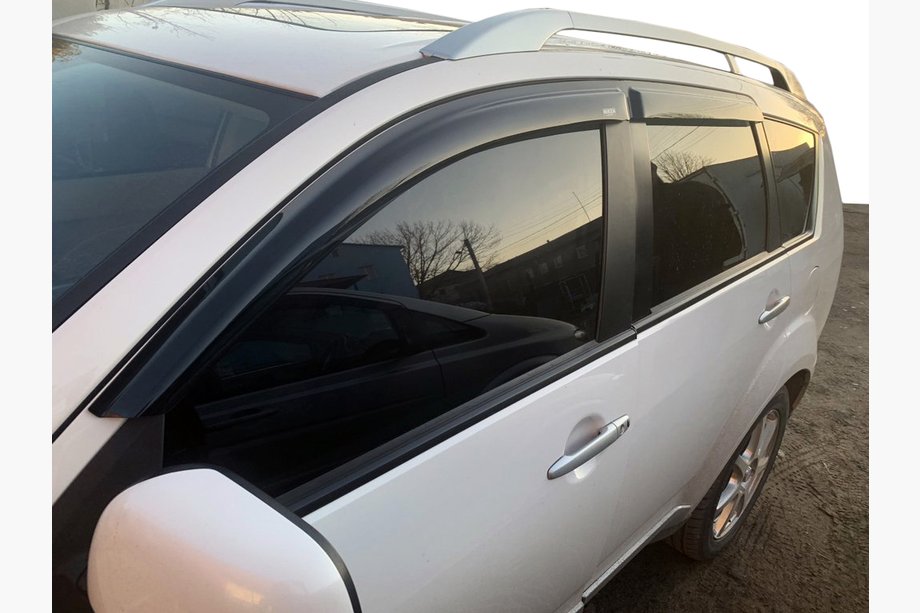 Mitsubishi Outlander 2006-2012 Deflektory Okien (4 szt, Niken) Image