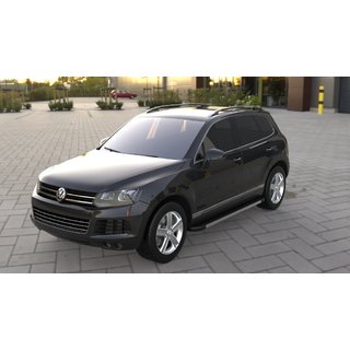Progi Boczné Duru (2 szt., Aluminium) Volkswagen Touareg 2010-2018 zdjęcia 3