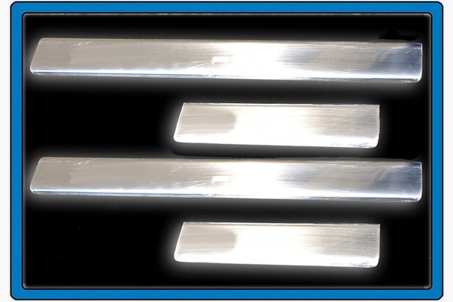 Seat Leon 2013-2020 Nakładki progowe OmsaLine (4 szt, stal nierdzewna) Image