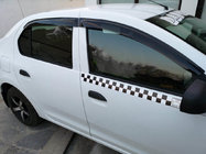 Dacia Sandero 2013-2020 Deflektory Okien (4 szt, Niken) zdjęcia 1