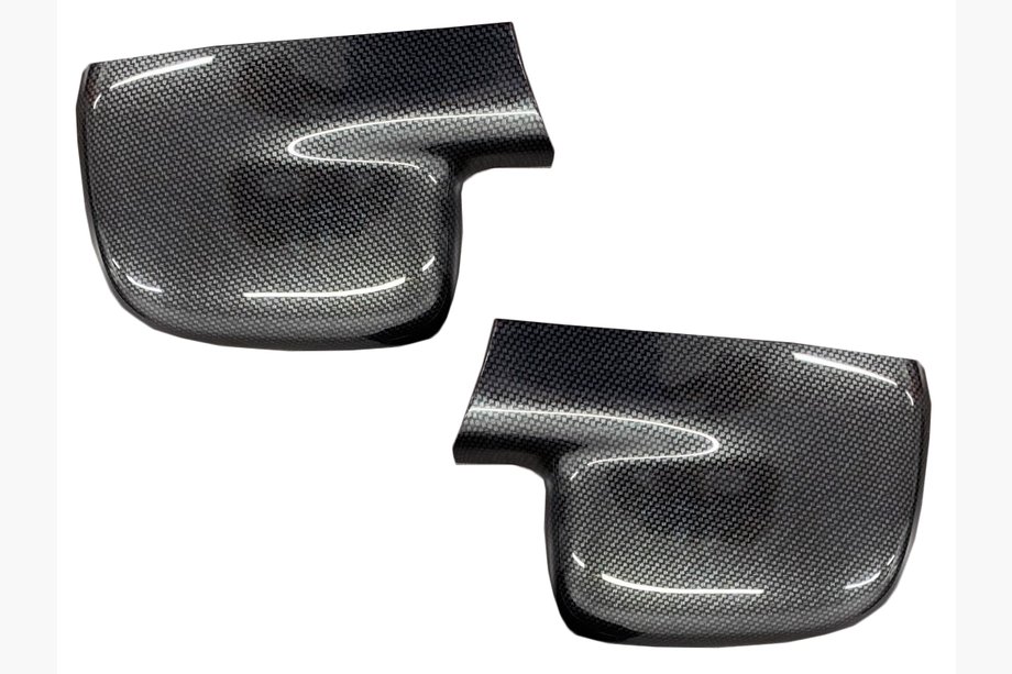 Volkswagen Caddy 2004-2010 Nakładki na lusterka w stylu karbonu (2 szt.) Zdjęcia 2