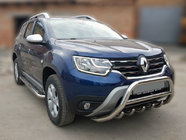 Renault Duster 2018-2024 Pałąk przedni bez napisu WT003 (stal nierdzewna) zdjęcia 1