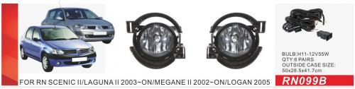 Renault Megane II 2004-2009 Światła Przeciwmgielne (2 szt, Halogenowe) zdjęcia 2