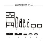 Lada Priora 2007-2018 Nakładki na deskę rozdzielczą (Hartman) zdjęcia 1