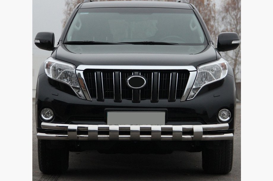 Toyota Land Cruiser Prado 150 2009-2023 Osłona przednia ST016-2 (stal nierdzewna) Image