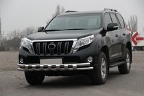 Toyota Land Cruiser Prado 150 2009-2023 Osłona przednia ST016-2 (stal nierdzewna) zdjęcia 2