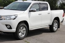 Toyota Hilux 2015- Progi Boczne KB001 Stal Nierdzewna zdjęcia 2
