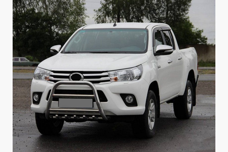 Toyota Hilux 2015- Przedni Pałąk QT008 (Stal Nierdzewna) Image
