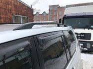 Toyota Land Cruiser Prado 120 2002-2009 Relingi Dachowe Czarne Tureckie Stopki plastikowe zdjęcia 4