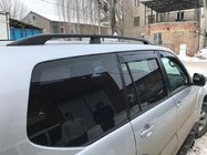 Toyota Land Cruiser Prado 120 2002-2009 Relingi Dachowe Czarne Tureckie Stopki plastikowe zdjęcia 3
