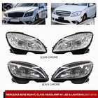 Mercedes C-class W204 2007-2015 Reflektory przednie LED (2007-2011, 2 szt) Czarny zdjęcia 1