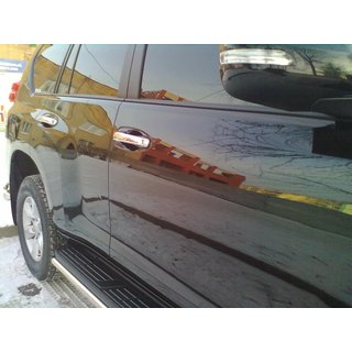 Nakładki na Klamek Chromowane (4 szt., Stal Nierdzewna) Toyota Land Cruiser Prado 150 2009-2023 zdjęcia 3