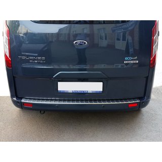 Nakładka na tylny zderzak OmsaLine (stal nierdzewna) Ford Custom 2013-2022 zdjęcia 2