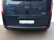 Ford Custom 2013-2022 Nakładka na tylny zderzak OmsaLine (stal nierdzewna) zdjęcia 2