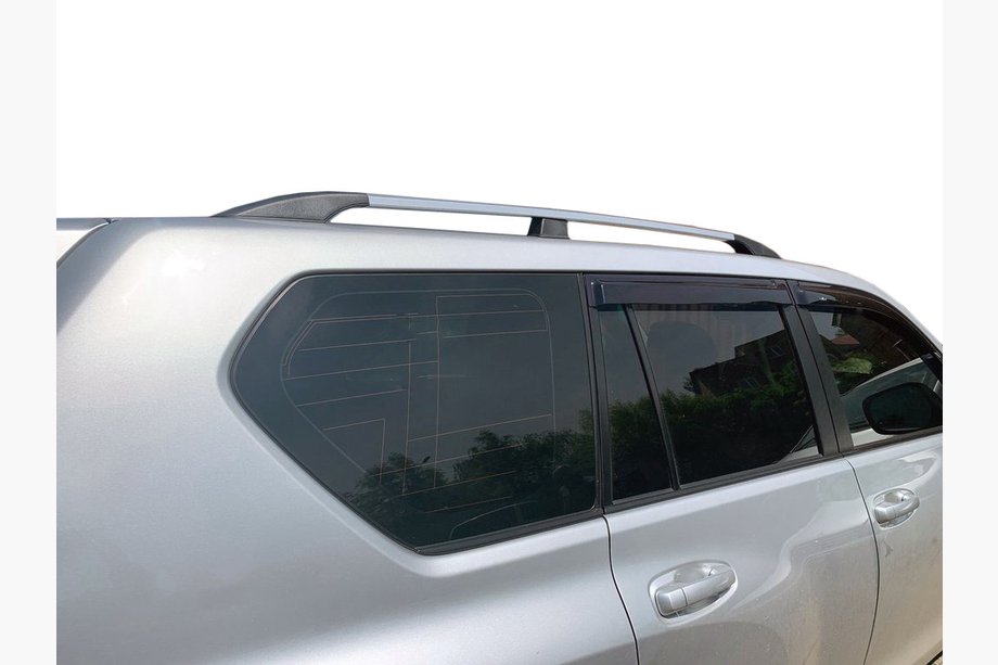 Toyota Land Cruiser Prado 150 2009-2023 Relingi dachowe turecki design (Chrom, 2 szt) Image