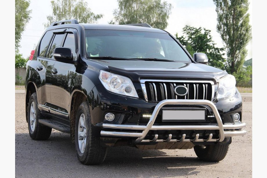 Toyota Land Cruiser Prado 150 2009-2023 Grill Guard WT003-2-Plus (Stal Nierdzewna) Image