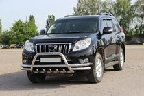 Toyota Land Cruiser Prado 150 2009-2023 Grill Guard WT003-2-Plus (Stal Nierdzewna) zdjęcia 2