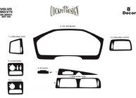 Volvo S60 2000-2009 Nakładki na deskę rozdzielczą (Główne, 2005-2009) Aluminium zdjęcia 3