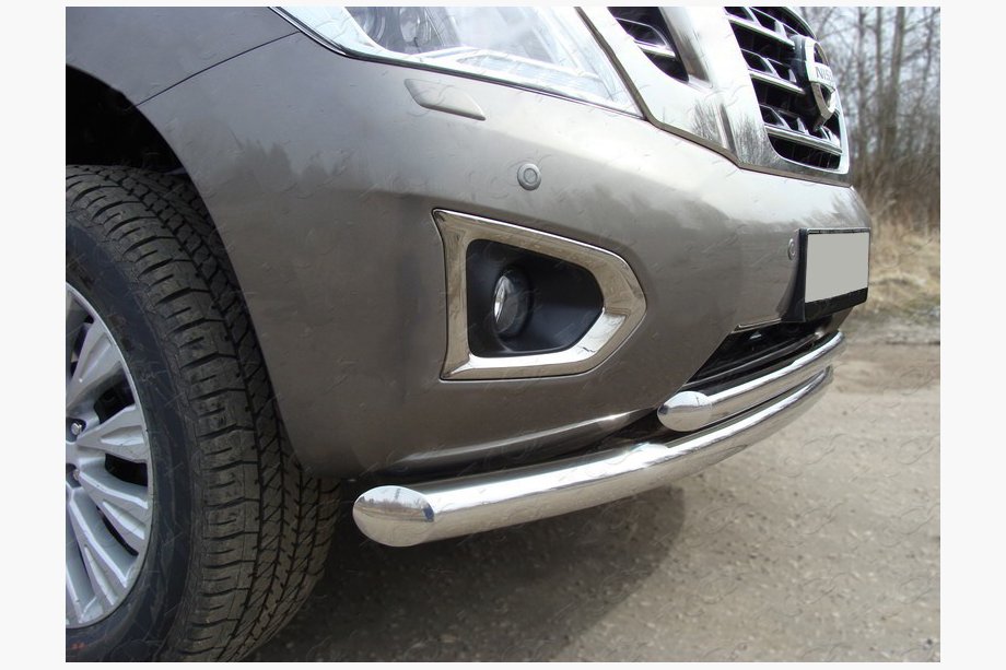 Ford Galaxy 1995-2006 Przedni Podwójny Bullbar ST014 (Stal Nierdzewna) Image