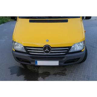 Chromowane listwy na ramkę grilla (2002-2006, 5 szt., stal nierdzewna) Mercedes Sprinter W901/902/903/904/905 1995–2006 zdjęcia 3