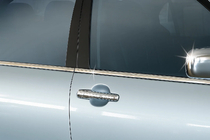 Mitsubishi Lancer 9 2004-2008 Zewnetrzne Ozdobne Listwy Okien Stal Nierdzewna (4 szt) Carmos - Turecka Stal Nierdzewna zdjęcia 3