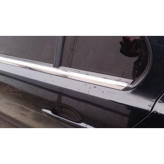 Zewnętrzne listwy okienne stal nierdzewna (4 szt.) Mitsubishi Lancer X 2008- zdjęcia 2