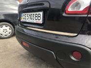 Nissan Qashqai 2007-2010 Listwa ochronna progu bagażnika stal nierdzewna Carmos - Turecka Stal Nierdzewna zdjęcia 5