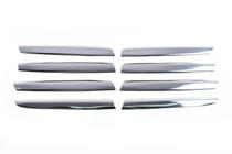 Nissan Qashqai 2007-2010 Nakładki na grill (8 szt, stal nierdzewna) OmsaLine - Włoska Stal Nierdzewna zdjęcia 2