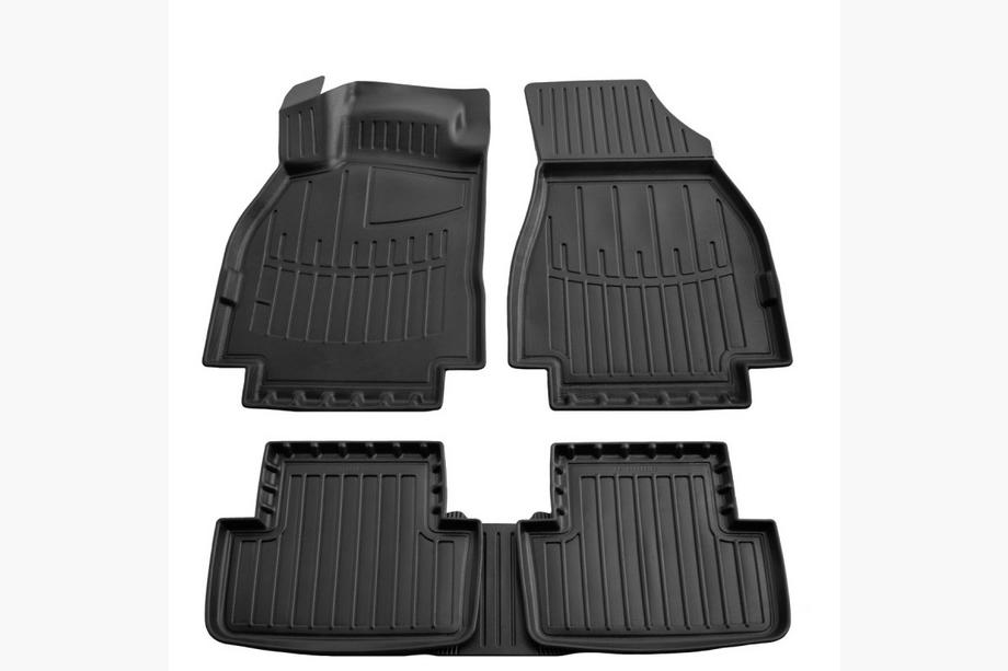 Renault Megane II 2004-2009 Dywaniki gumowe Stingray 3D (5 szt, poliuretan) Zdjęcia 1