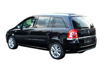 Opel Zafira B 2005–2011 Zewnętrzne listwy ozdobne szyb (8 szt., stal nierdzewna) OmsaLine - Wloska Stal Nierdzewna zdjęcia 1