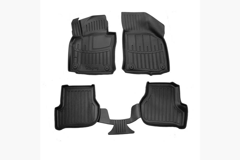 Skoda Octavia II A5 2006-2010 Dywaniki gumowe Stingray 3D (5 szt, poliuretan) Image