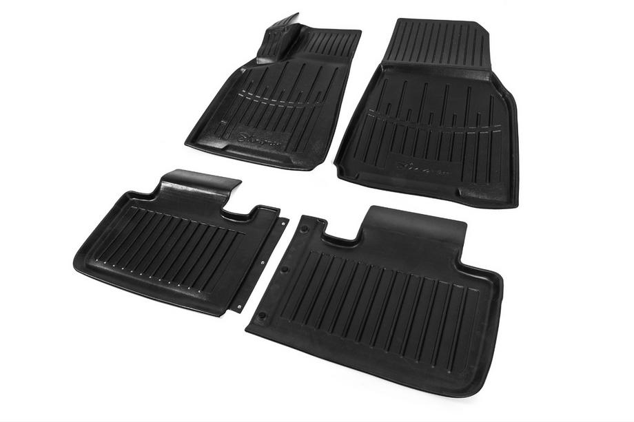 Tesla Model Y 2020- Dywaniki gumowe Stingray 3D (4 szt, poliuretan) Zdjęcia 2