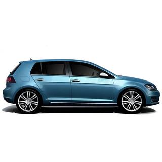 Dolne listwy szyb Black Chrome (4 szt, stal nierdzewna) Volkswagen Golf 7/E-Golf 2012-2020 zdjęcia 3