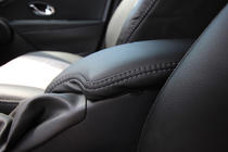 Renault Megane III 2009-2016 Pokrowce Samochodowe Skóra Ekologiczna+Tkanina+Alcantara Antara A0010 (Komplet) zdjęcia 10