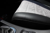 Renault Megane III 2009-2016 Pokrowce Samochodowe Skóra Ekologiczna+Tkanina+Alcantara Antara A0010 (Komplet) zdjęcia 12
