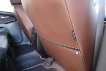 Toyota Land Cruiser Prado 120 2002-2009 Pokrowce samochodowe skóra ekologiczna+tkanina+alcantara Antara A088 (całe wnętrze) zdjęcia 9