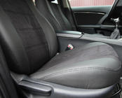 Toyota Avensis 2009-2018 Pokrowce samochodowe ekoskóra+tkanina+alcantara Antara A001 (pełne wnętrze) zdjęcia 2